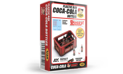 1:24 Scale AK Interactive: 1940-1980's Coca-Cola Bottles Model kit