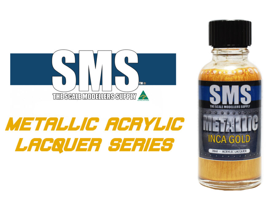 SMS Premium Metallic Acrylic Lacquer Paint 30ml