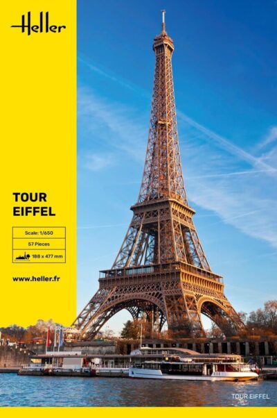 1:650 Scale Heller Tour Eiffel Model Kit