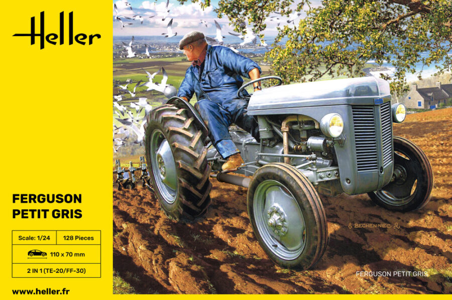 1:24 Scale Heller Ferguson Petit Gris Tractor Model Kit