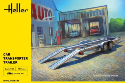 1:24 Scale Heller Car Transporter Trailer Model Kit