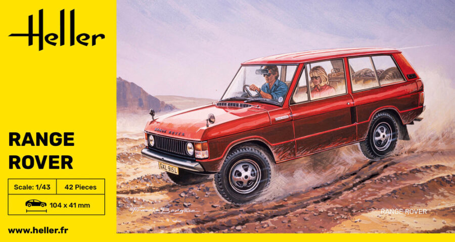 1:43 Scale Heller Range Rover Model Kit