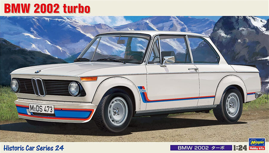 1:24 Scale Hasegawa BMW 2002 Turbo Model Kit