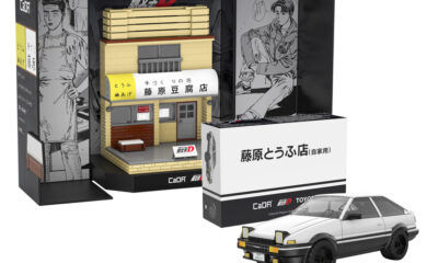 1:35 Scale CaDa Initial-D Tofu Shop & Car Bundle