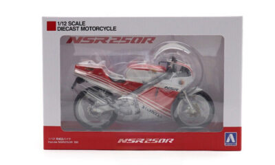 1:12 Scale Aoshima Honda NSR250R '88 (Fighting Red/White Ross) Diecast Model