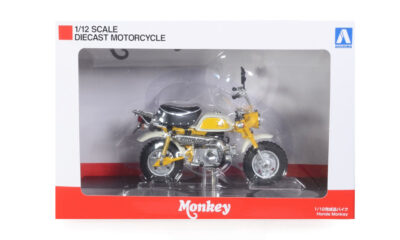 1:12 Scale Aoshima Honda Monkey (Plasma Yellow) Diecast Model