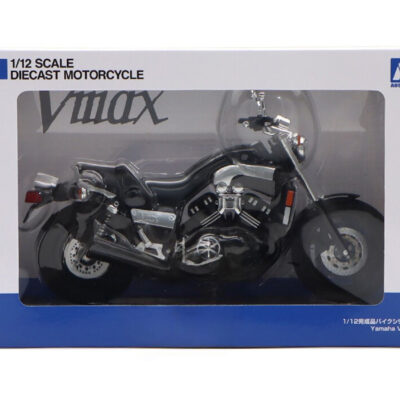 1:12 scale Aoshima Yamaha Vmax (Black) Diecast Model