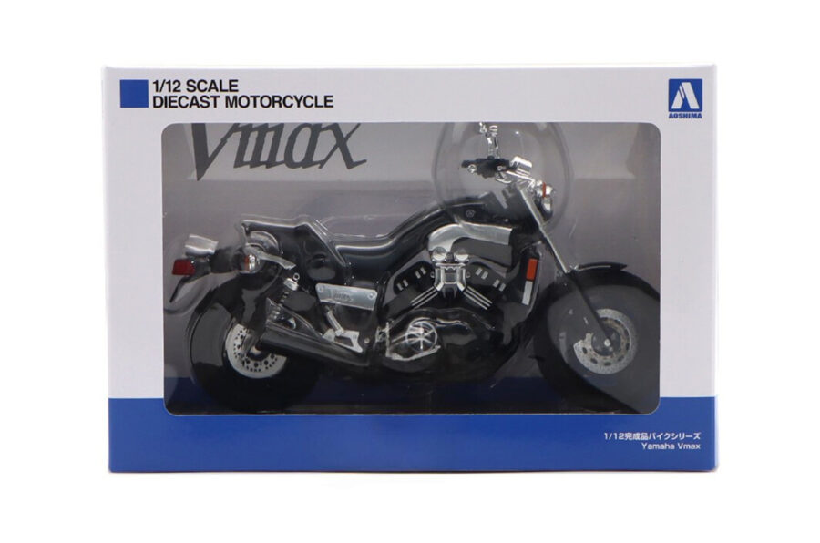 1:12 Scale Aoshima Yamaha Vmax (Black) Diecast Model