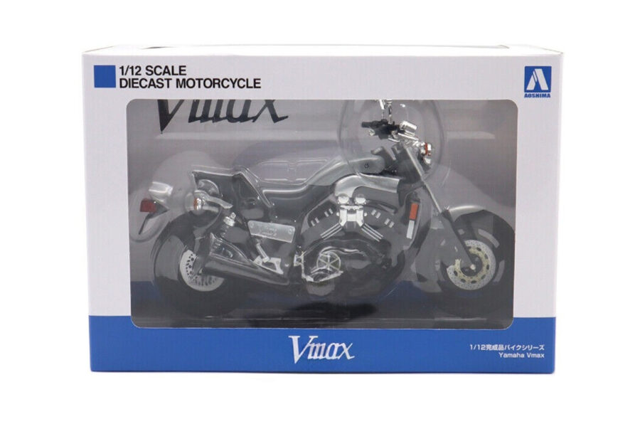 1:12 Scale Aoshima Yamaha Vmax (Silver) Diecast Model