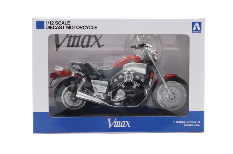 1:12 Scale Aoshima Yamaha Vmax (Fire Red) Diecast Model
