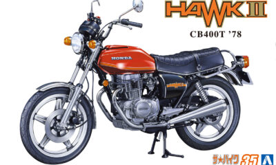 1:12 Scale Aoshima Honda CB400T Hawk-II '78 Model Kit