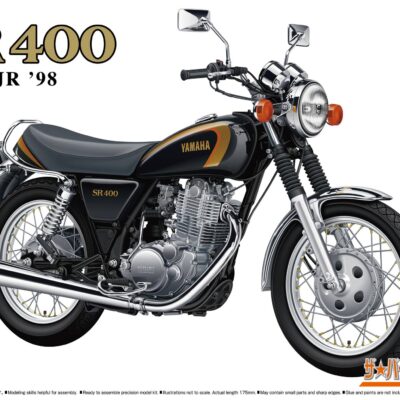 1:12 Scale Aoshima Yamaha 1JR SR400 '98 Model Kit