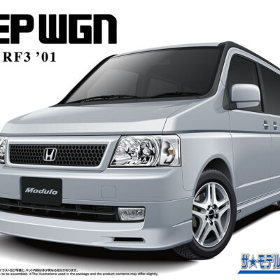 1:24 Scale Aoshima Honda RF3 STEP WGN Modulo '01 Car Model Kit