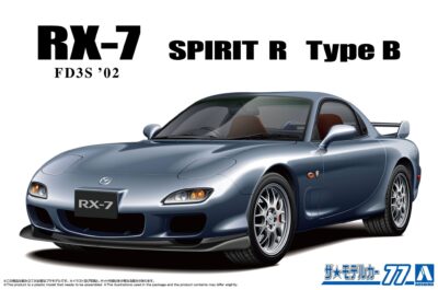 1:24 Scale Aoshima Mazda FD3S RX-7 Spirit R Type B '02 Car Model Kit