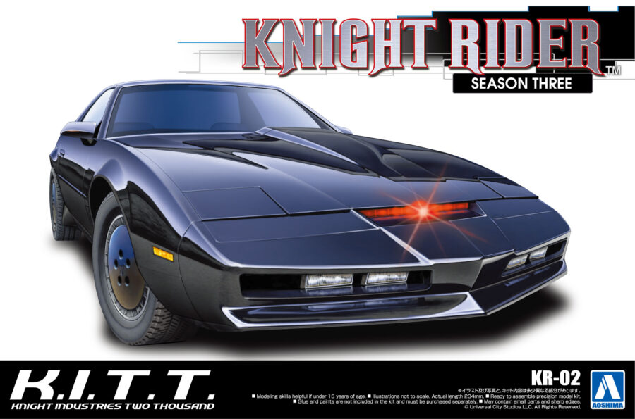 1:24 Scale Aoshima Knight Rider 2000 K.I.T.T Season III Model Kit