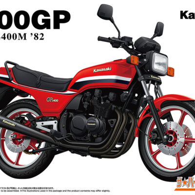 1:12 Scale Aoshima Kawasaki KZ400M Z400GP '82 Bike Model Kit