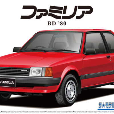 1:24 Scale Aoshima Mazda BD Familia XG '80 Car Model Kit