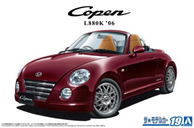 1:24 Scale Aoshima Daihatsu L880K Copen Ultimate Edition '06 Car Model Kit