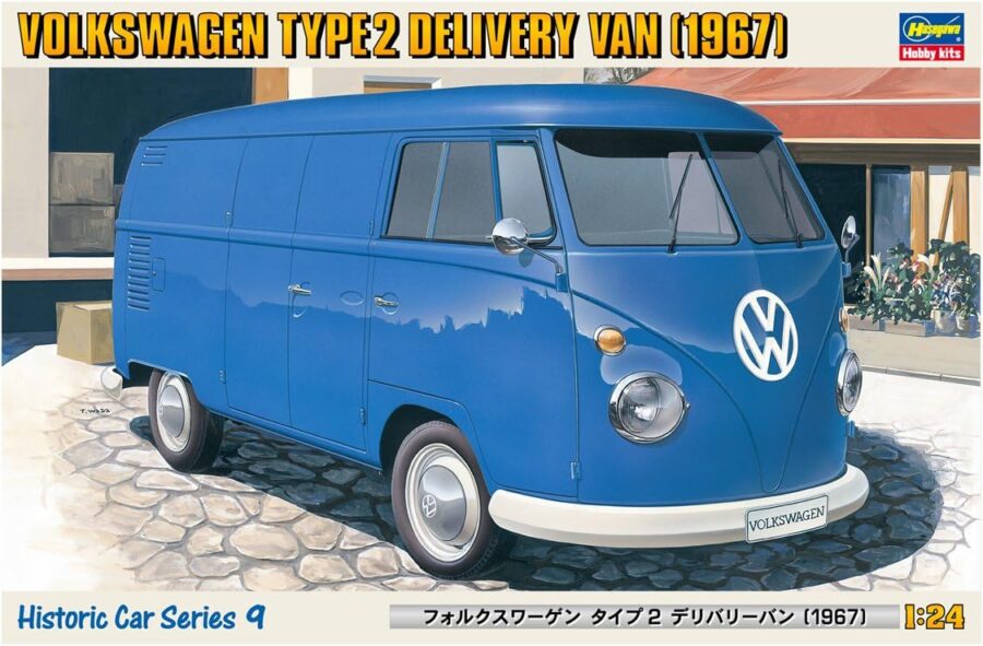 1:24 Scale Hasegawa Volkswagen Type2 Delivery Van 1967 Model Kit