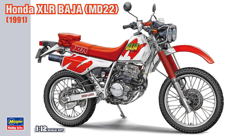 1:12 Scale Hasegawa Honda XLR Baja (MD22) (1991) Model Kit