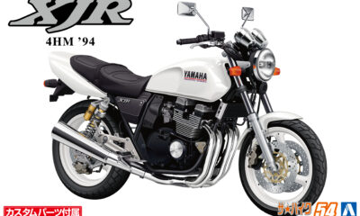 1:12 Scale Aoshima Yamaha 4HM XJR 400S '94 With Custom Parts Model Kit