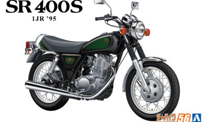1:12 Scale Aoshima Yamaha 1JR SR400S Limited Edition '95 With Custom Parts Model Kit