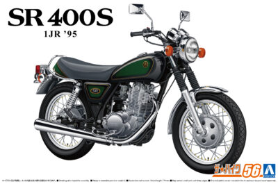 1:12 Scale Aoshima Yamaha 1JR SR400S Limited Edition '95 With Custom Parts Model Kit