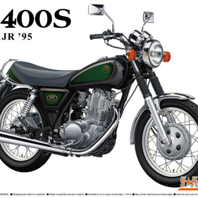 1:12 Scale Aoshima Yamaha 1JR SR400S Limited Edition '95 With Custom Parts Model Kit