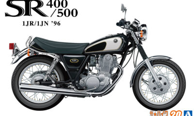 1:12 Scale Aoshima Yamaha 1JR SR400/ 1JN SR500 '96 Model Kit