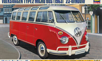 1:24 Scale Hasegawa Volkswagen Type 2 Microbus “1963” 23 Window Model Kit