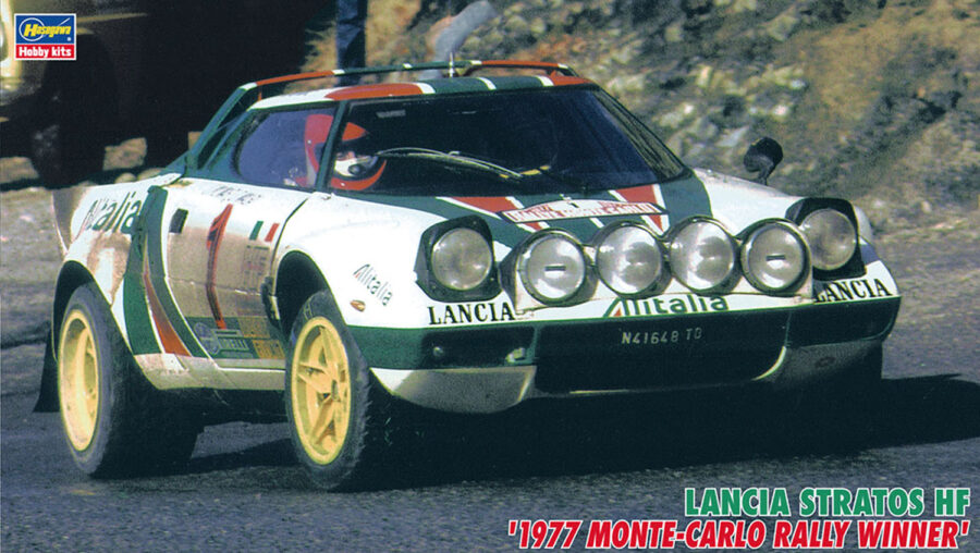 1:24 Scale Hasegawa Lancia Stratos HS Monte-Carlo Winner '97 Model Kit