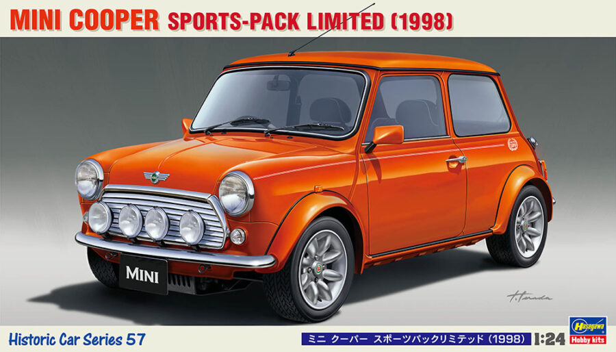 1:24 Scale Hasegawa Mini Cooper Sports-Pack Limited (1998) Model Kit