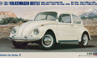 1:24 Scale Hasegawa Volkswagen Beetle 1967 Model Kit