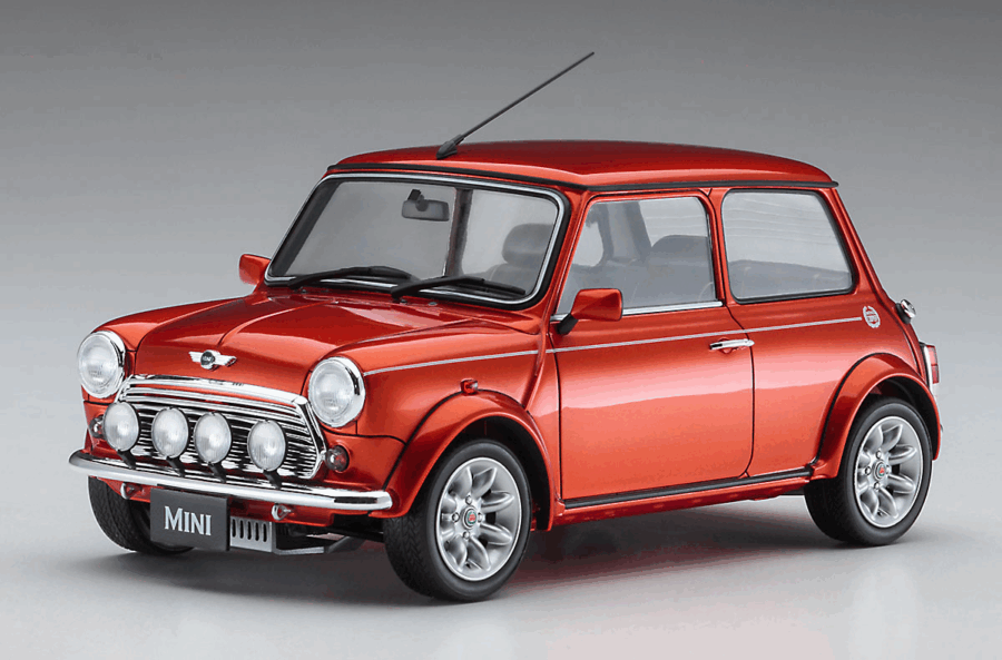 1:24 Scale Hasegawa Mini Cooper Sports-Pack Limited (1998) Model Kit - Image 2