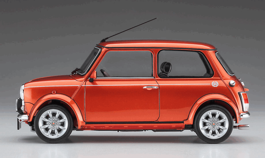 1:24 Scale Hasegawa Mini Cooper Sports-Pack Limited (1998) Model Kit - Image 4