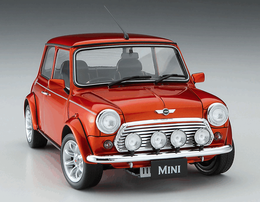 1:24 Scale Hasegawa Mini Cooper Sports-Pack Limited (1998) Model Kit - Image 5