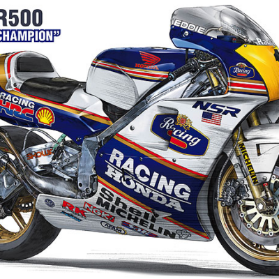 1:12 Scale Hasegawa Honda NSR500 1989 WGP500 Champion Model Kit