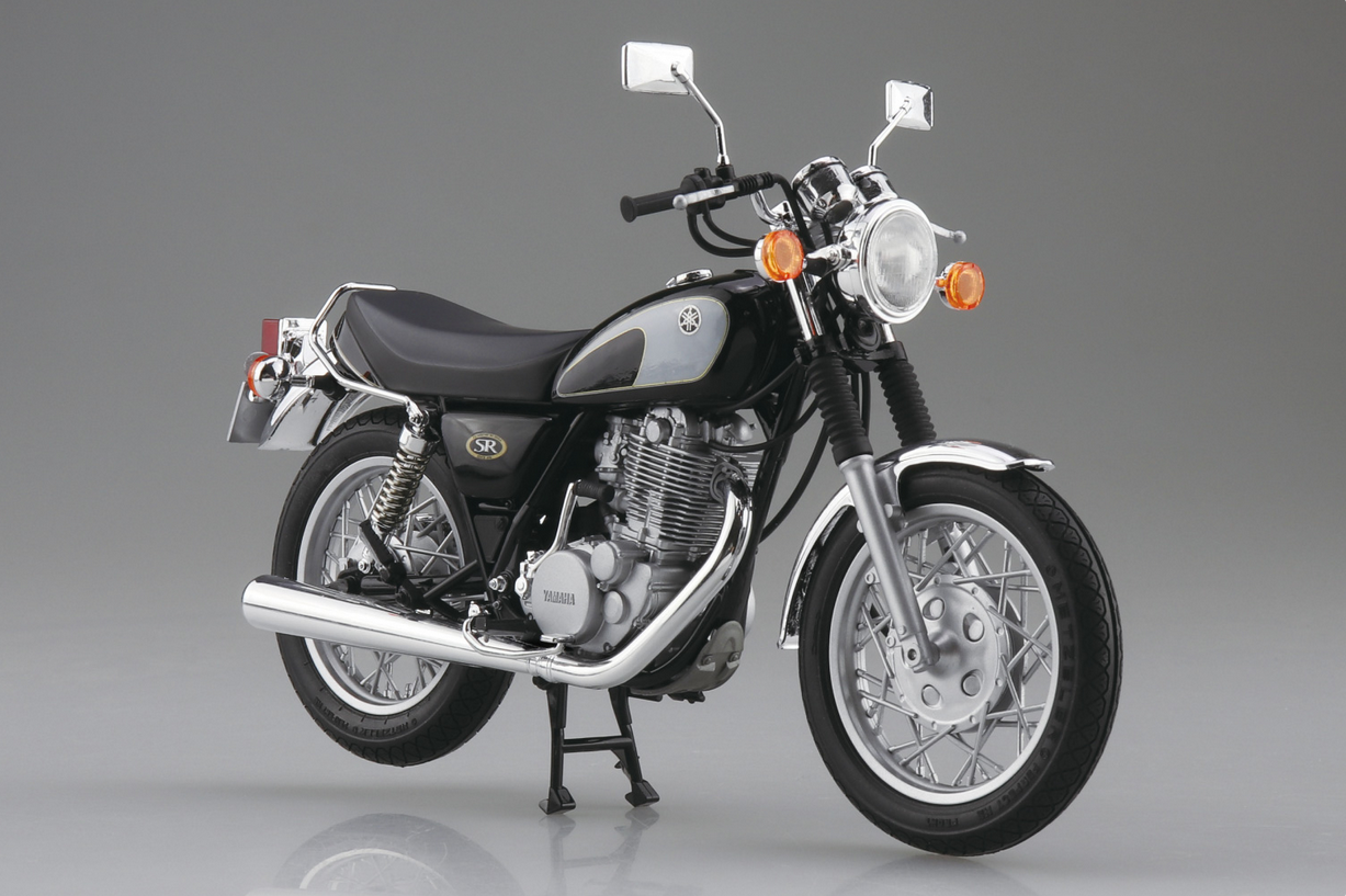 1:12 Scale Aoshima Yamaha 1JR SR400/ 1JN SR500 '96 Model Kit - Kent Models