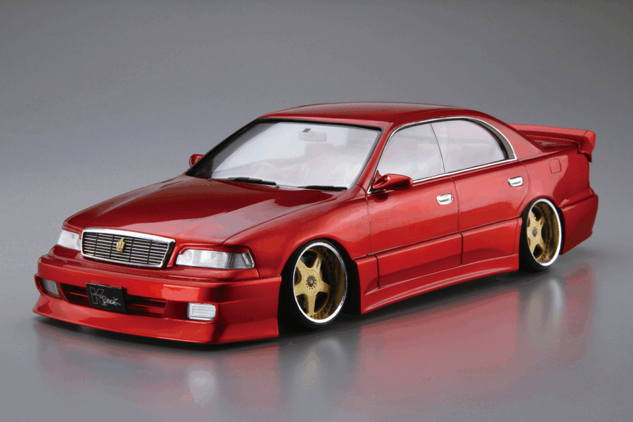 1:24 Scale Aoshima K-Break Toyota UZS141 Crown Majesta '91 Model Kit - Image 2