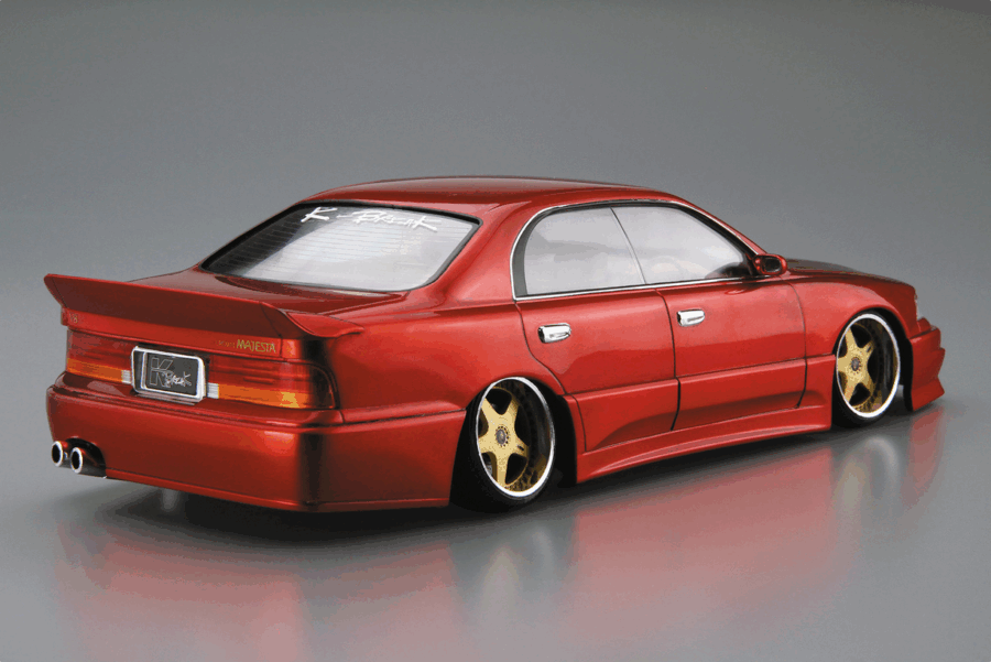 1:24 Scale Aoshima K-Break Toyota UZS141 Crown Majesta '91 Model Kit - Image 3