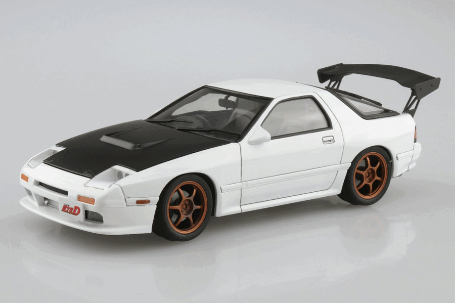 1:24 Scale Aoshima Takahashi Ryosuke FC3S FX-7 (Hakone Battle Ver.) Model Kit - Image 2
