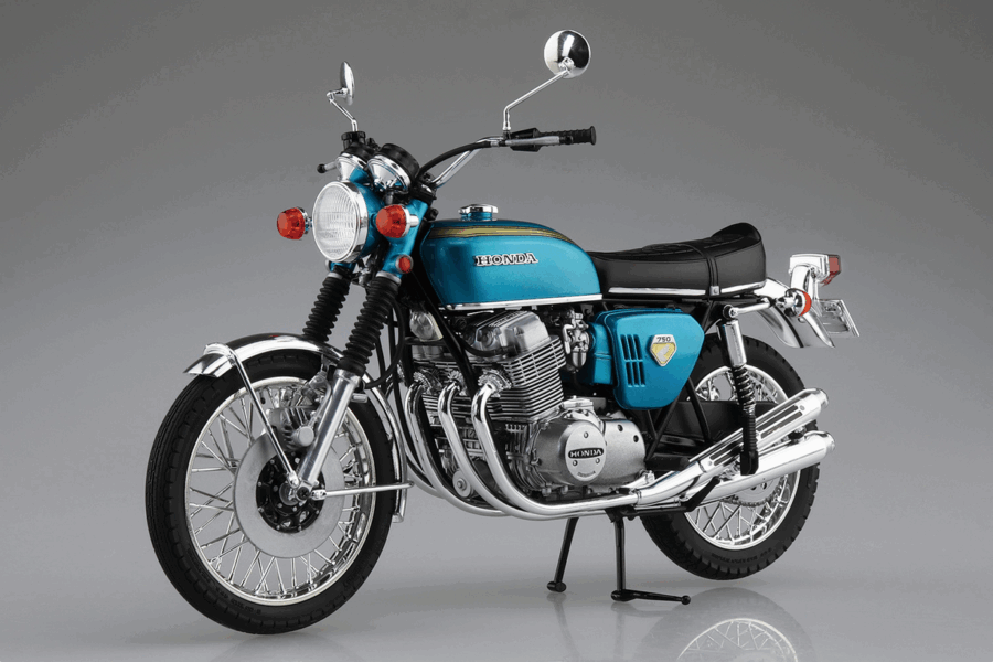 1:12 Scale Aoshima Honda CB750 Dream CB750Four '69 Model Kit - Image 2