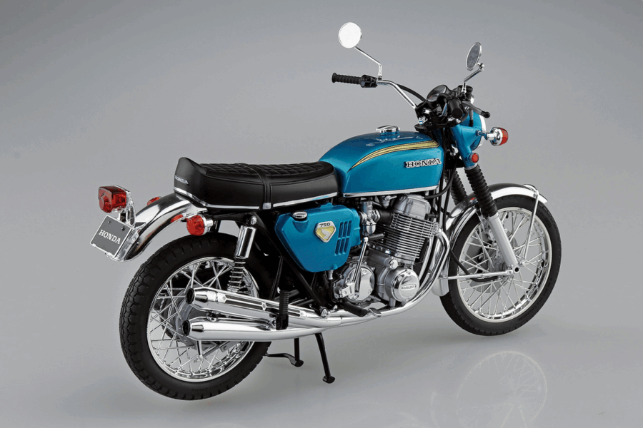 1:12 Scale Aoshima Honda CB750 Dream CB750Four '69 Model Kit - Image 3