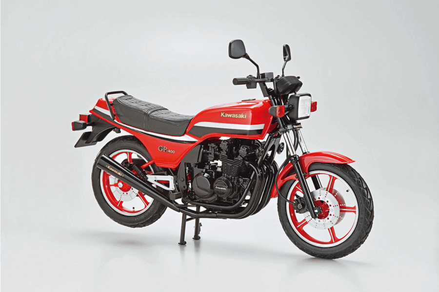 1:12 Scale Aoshima Kawasaki KZ400M Z400GP '82 Model Kit - Image 2