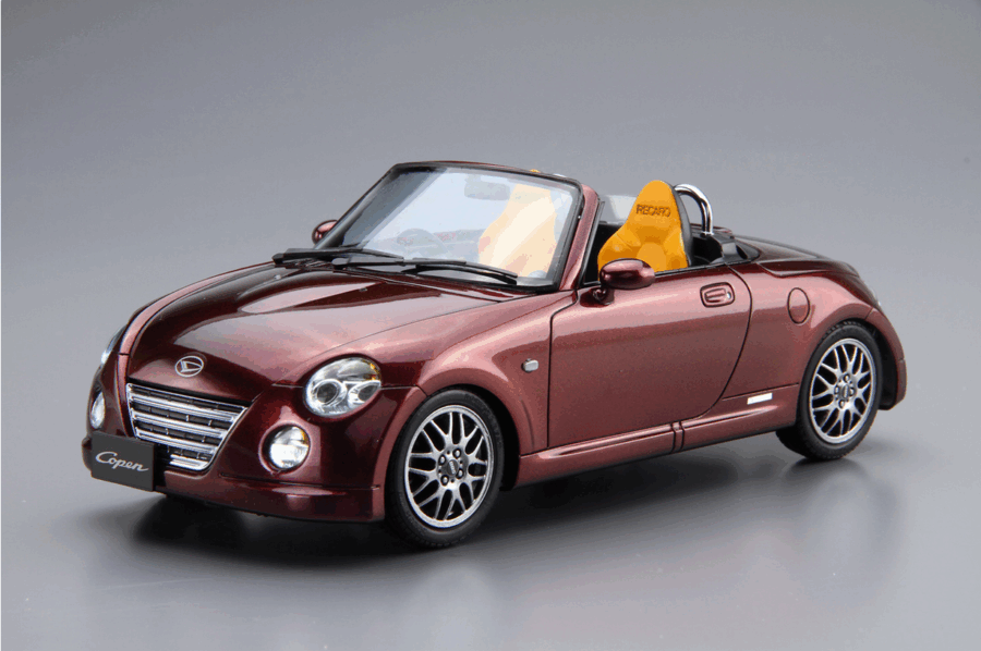 1:24 Scale Aoshima Daihatsu L880K Copen Ultimate Edition '06 Model Kit - Image 2