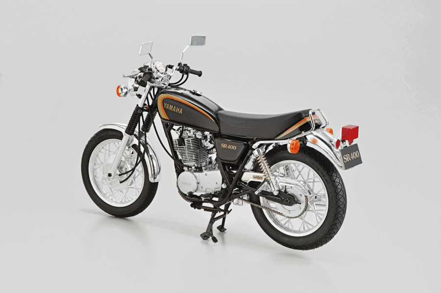 1:12 Scale Aoshima Yamaha 1JR SR400 '98 Model Kit - Image 3