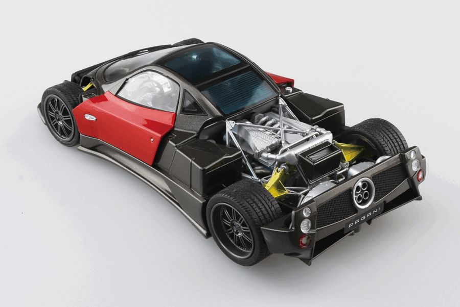 1:24 Scale Aoshima Pagani Zonda F '05 Model Kit - Image 4