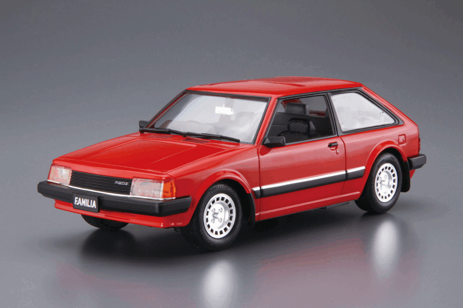 1:24 Scale Aoshima Mazda BD Familia XG '80 Model Kit - Image 2