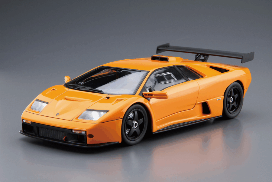 1:24 Scale Aoshima Lamborghini Diablo GTR Model Kit - Image 2