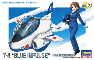 1:Egg Hasegawa T-4 "Blue Impulse" Eggplane Series Model Kit